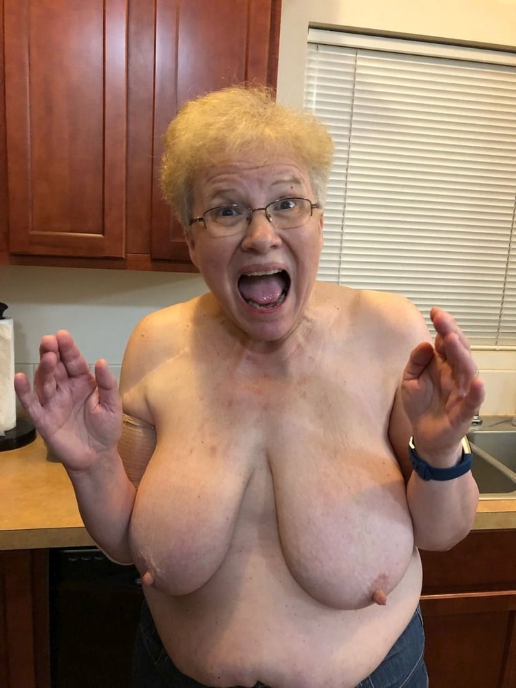 Granny big breasts compilation