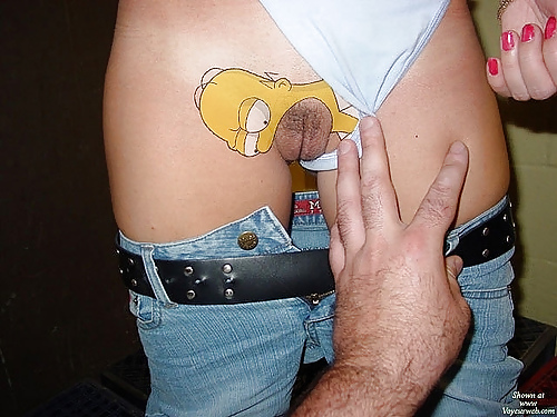 Homer Simpson Body Painted On A Pussy 2 Pics XHamster