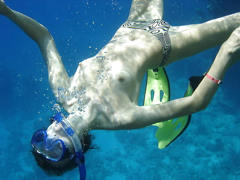 Nude Snorkeling.