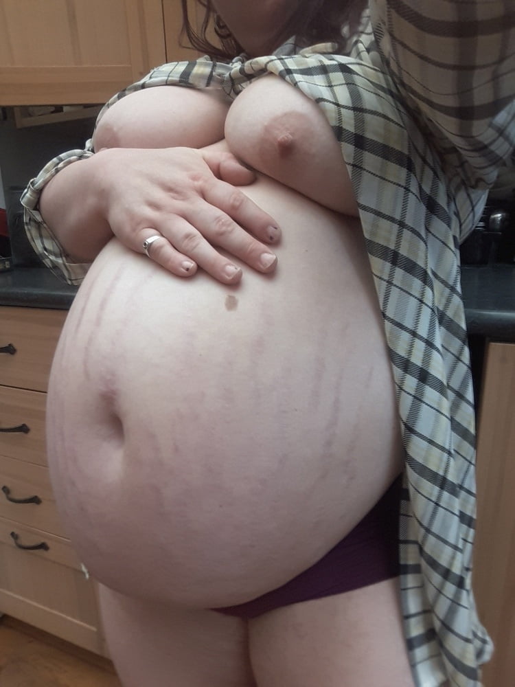 Extreme inflated water enema belly pic
