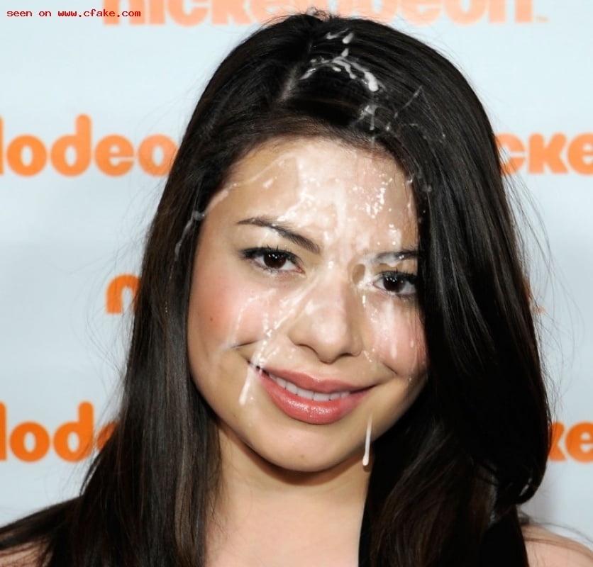 Sexy miranda cosgrove face covered in cum