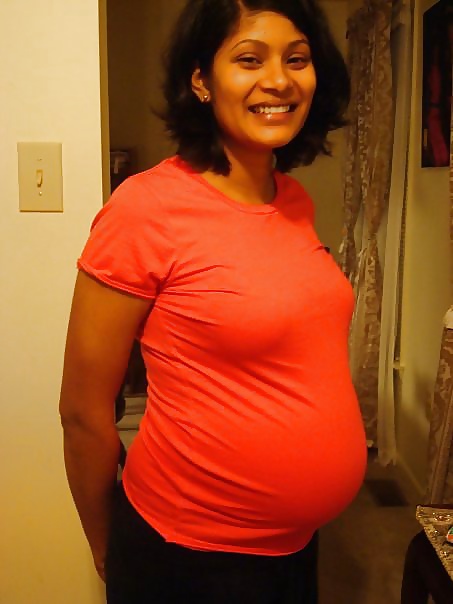 Indian pregnant wife