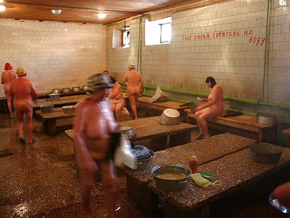 Скрытая камера в русской бане