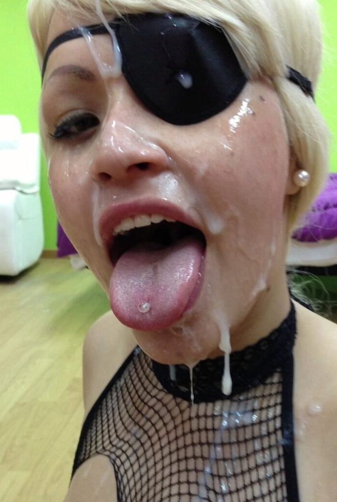 Glasses bukkake piercing sissy