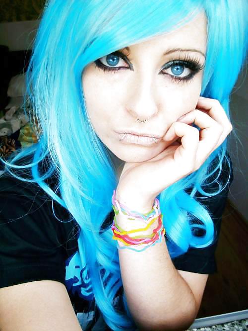 Dyed Hair Girls adult photos