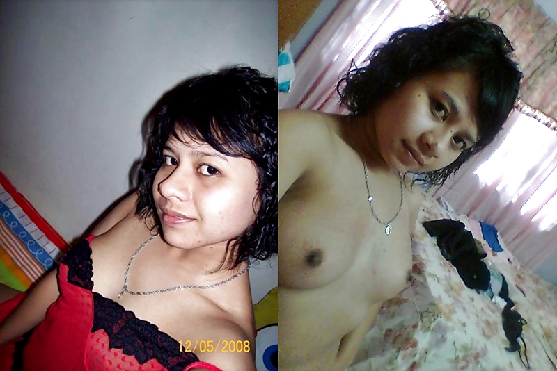 Malaysian Babe - Dressed and Undressed adult photos