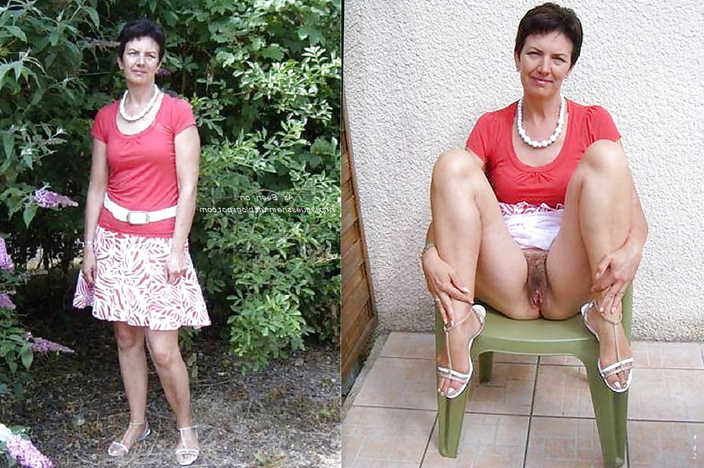CLOTHED-UNCLOTHED adult photos