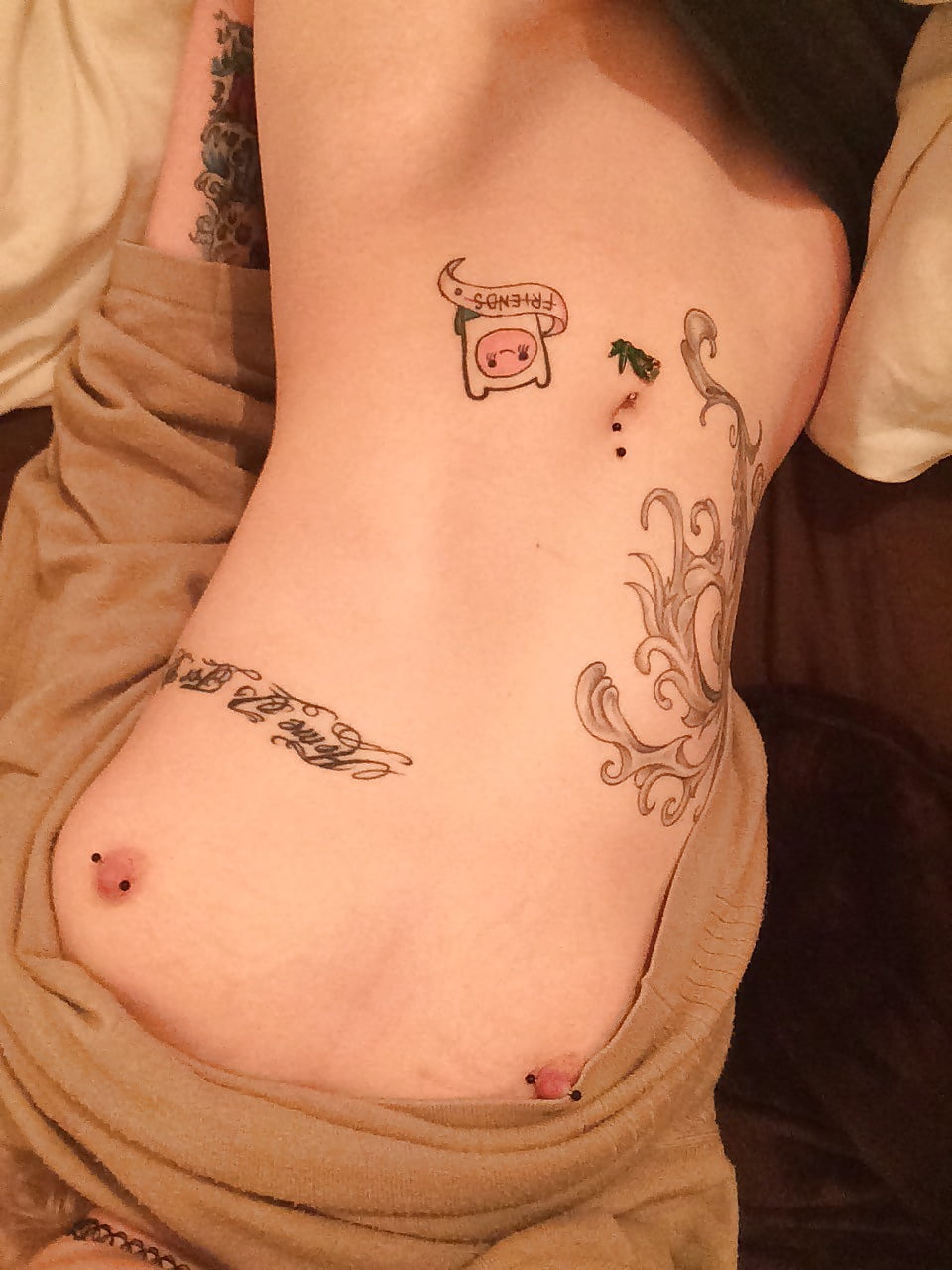 Inked Teen Slut named Charlotte adult photos