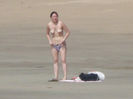 Girl Spy On Beach