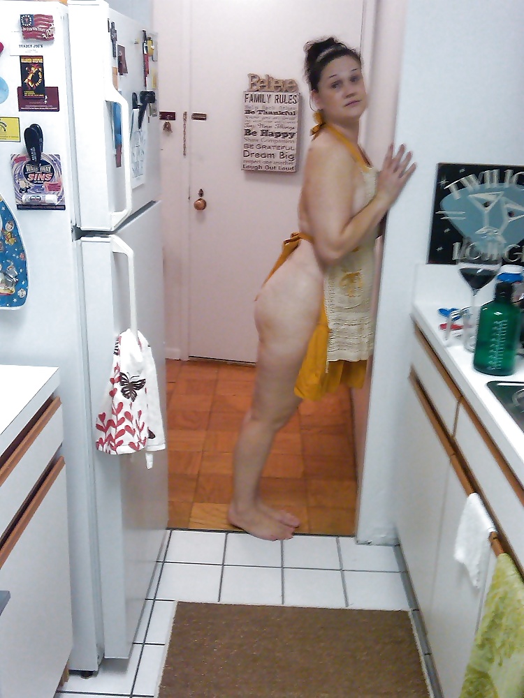 Amateur young sluts in their kitchen adult photos