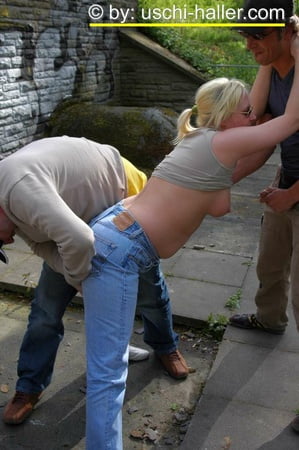 blonde cum slut dany sun fucking outdoor         