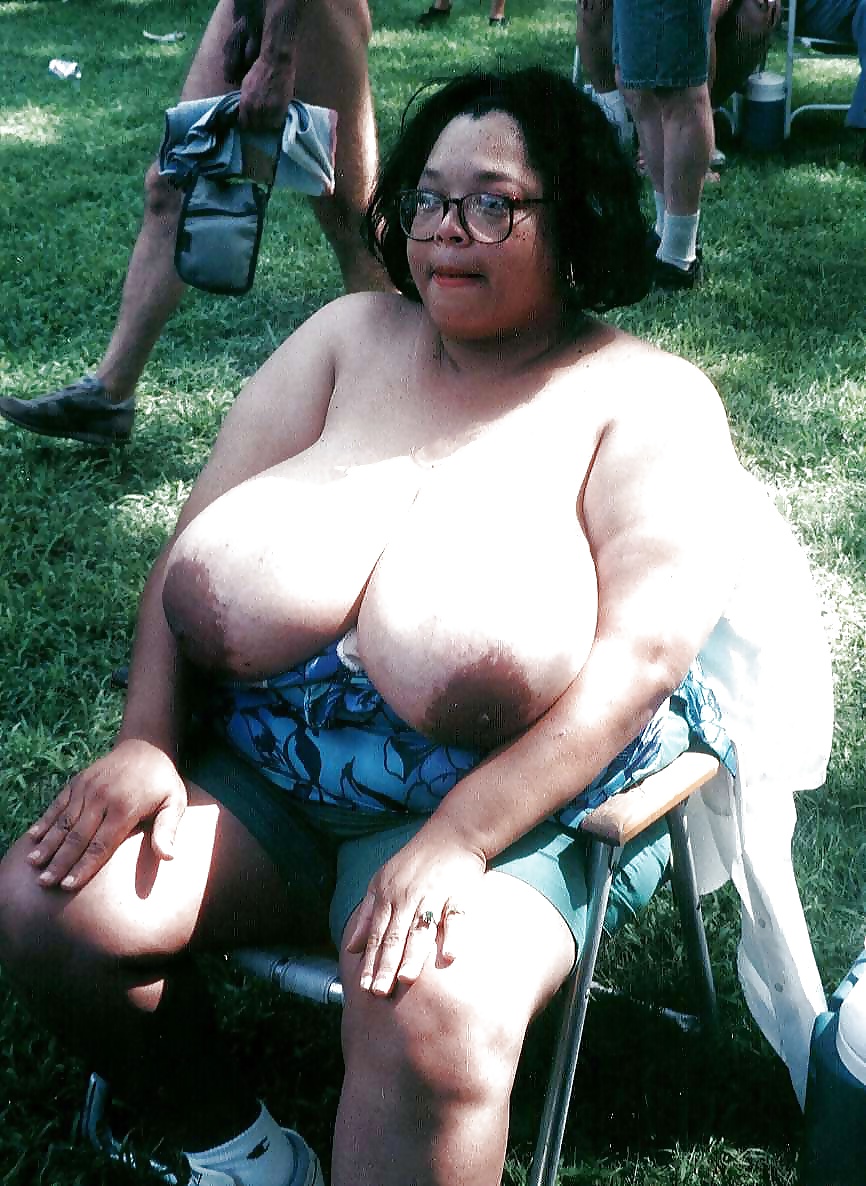 boobs outdoor Huge
