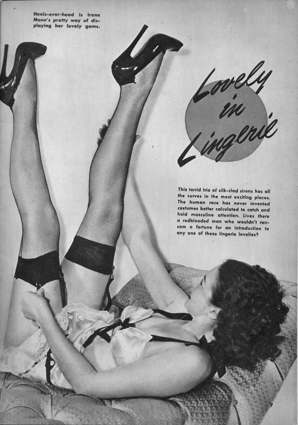 Stockings Pages From Vintage Magazines 38 Pics