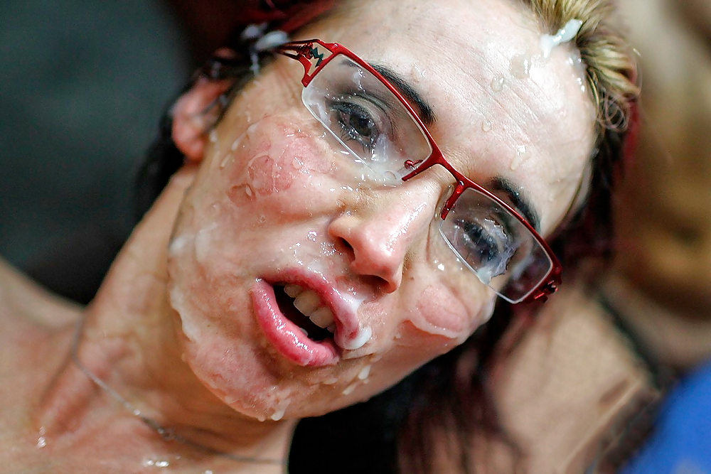 Outdoor sissy bukkake glasses
