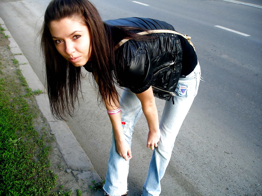 Superb Russian Amateur Couple - Brunette Teen adult photos