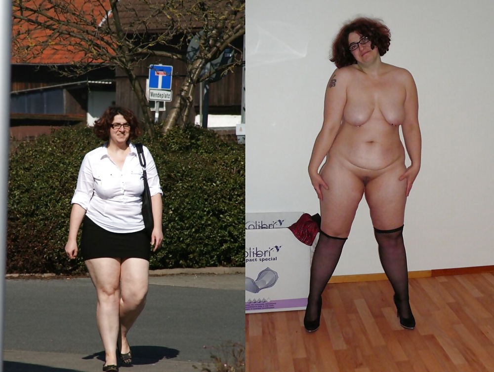 Dressed Undressed BBW Pussy adult photos