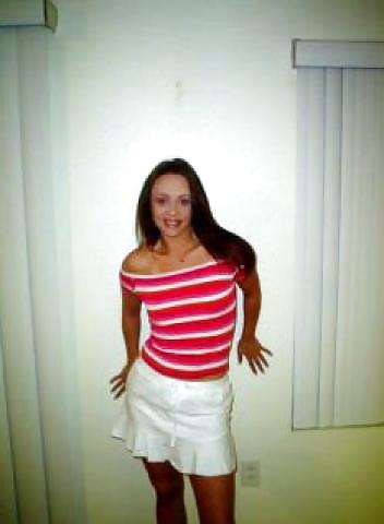 Girlfriend takes Two Cocks adult photos