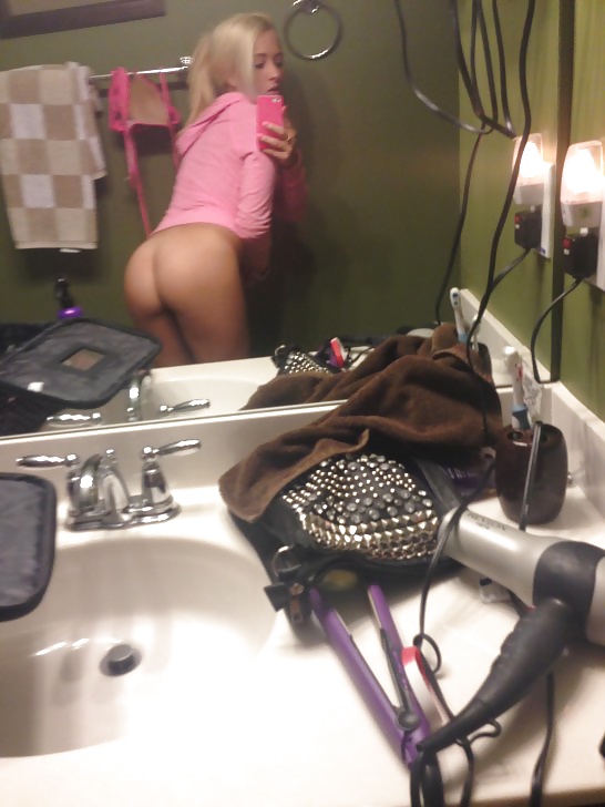 She wouldn't be what ya'd call shy adult photos