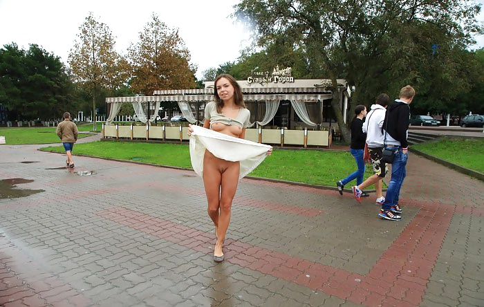 Russian girl nude in public adult photos