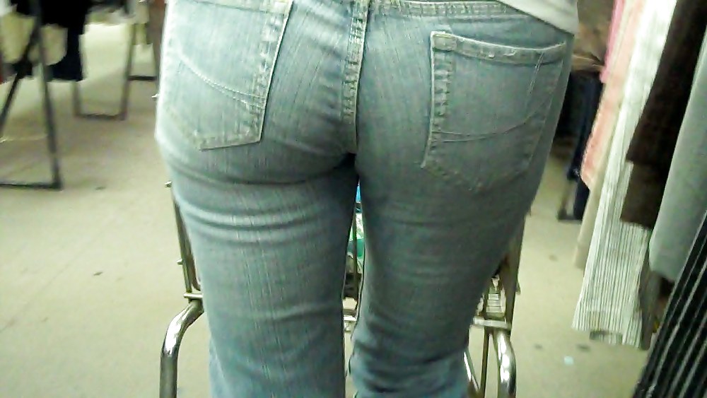 Nice ass and butt hiding behind jeans adult photos