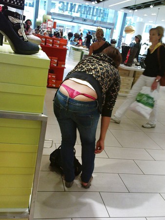 Thong in public