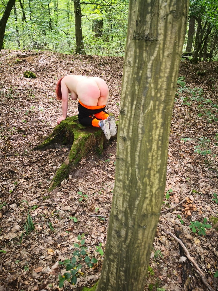 Bare naked tits and ass in the woods - 23 Photos 
