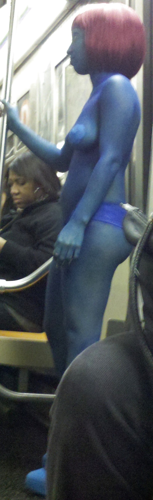 New York Subway Girls 113 Halloween Avatar Girl or Mystique adult photos