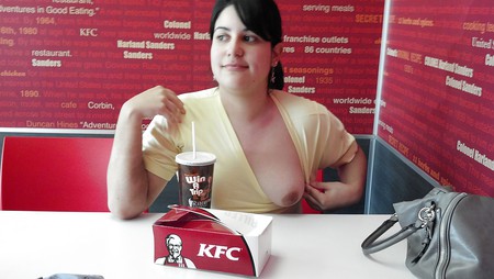 Flashing at KFC