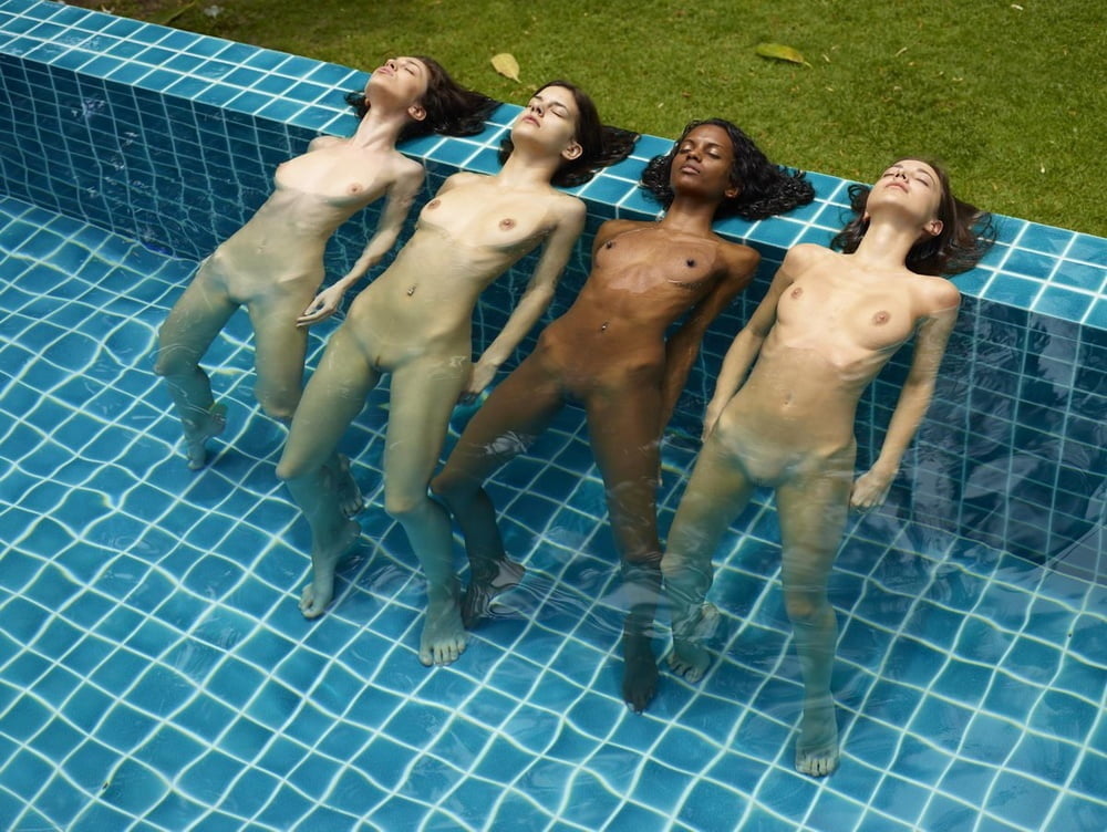 Vintage naked guys swim team