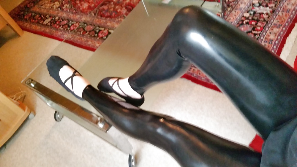 Latex Leggings Ballet adult photos