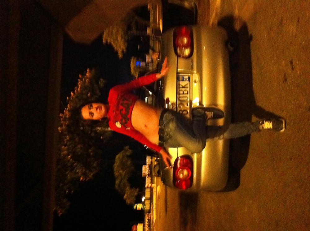 At the parking adult photos