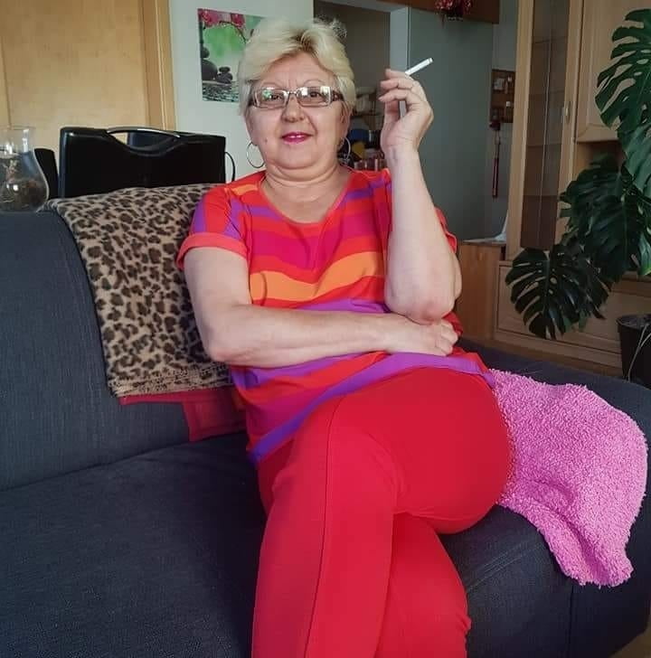 Granny in leggings adult photos