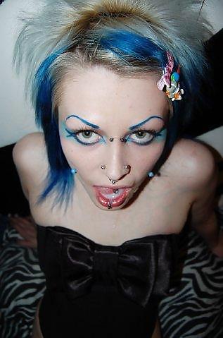 Goth and punk girls adult photos