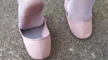 Wife's PantyHose Nylons with and without shoes