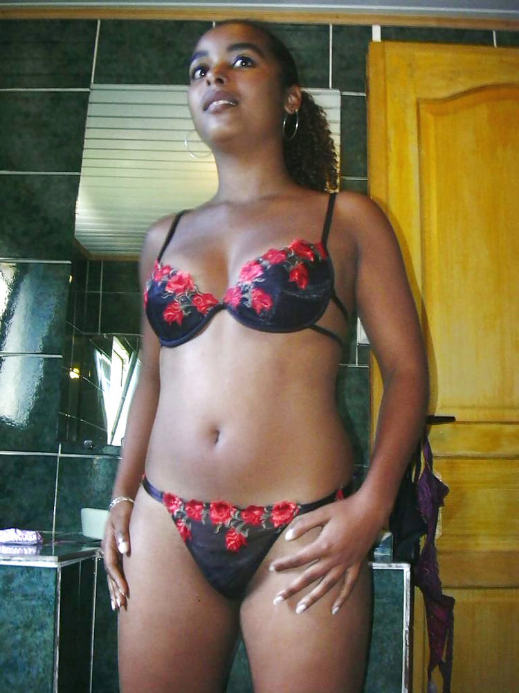 Black sexy girls wearing panties bikinis high heels - 181 Photos 