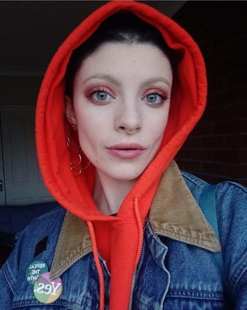 stupid feminist whore exposed herself         