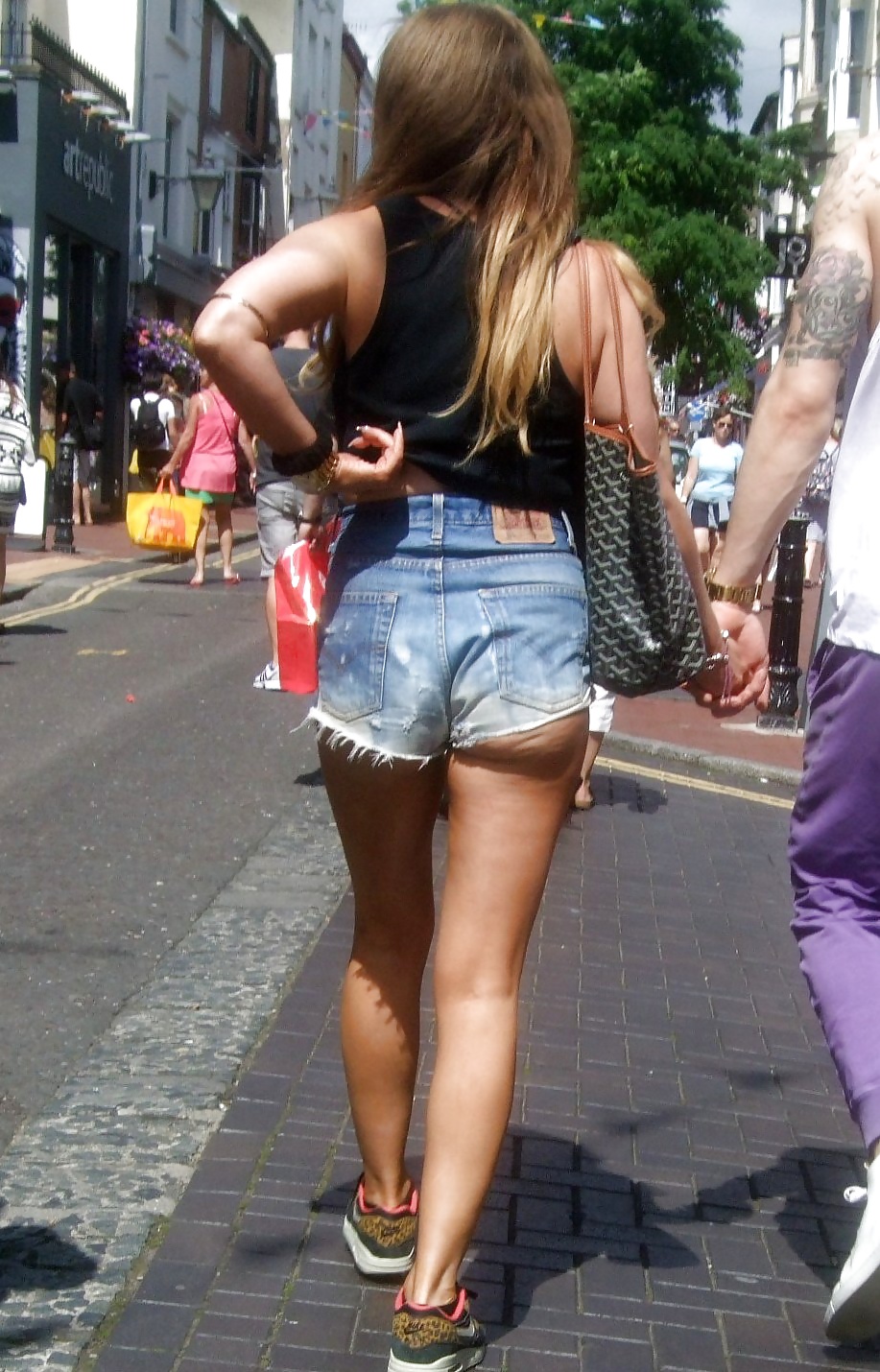 British Teens in Shorts adult photos
