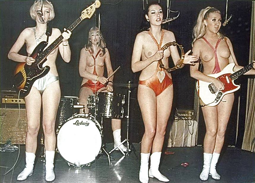 Nude Female Marching Band Girls. 
