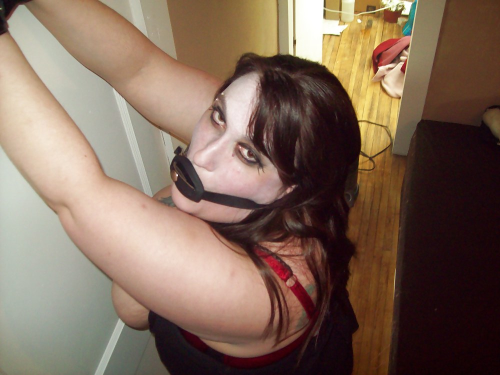 Trinity Pleasures Bound and Gagged adult photos