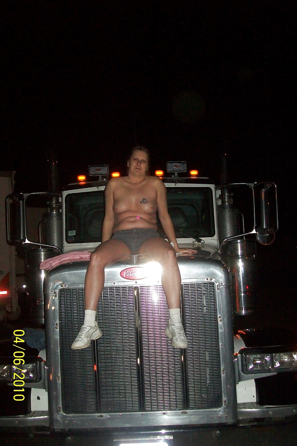 Hot Summer Night On The Road adult photos
