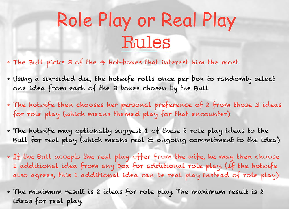 Role Play or Real Play: A Game for Hotwives adult photos