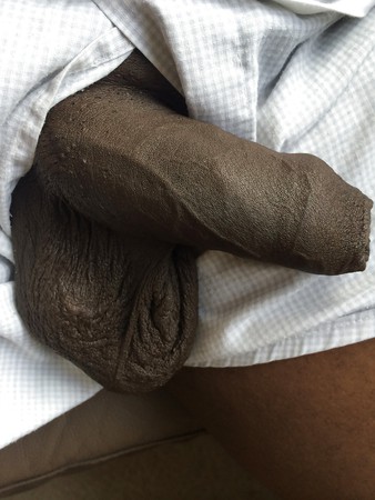 My mans luscious cock n big balls who wants to suck it?