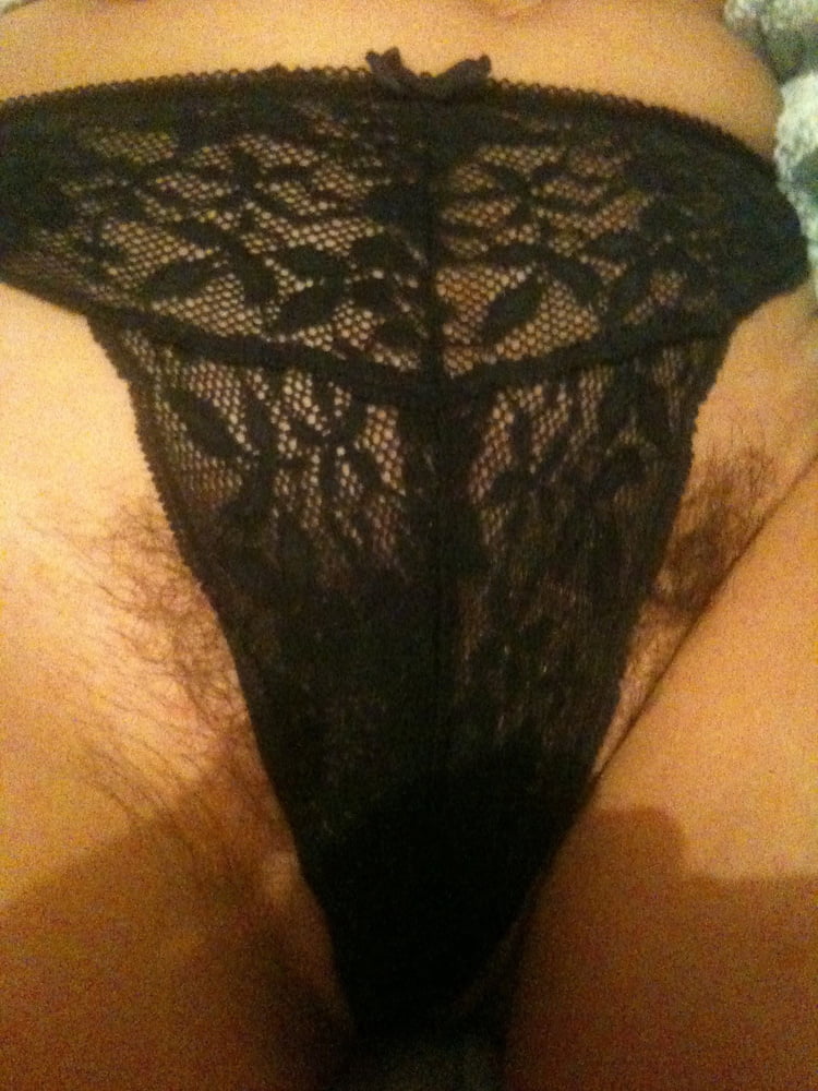 Hairy wife in knickers & lingerie - 28 Photos 