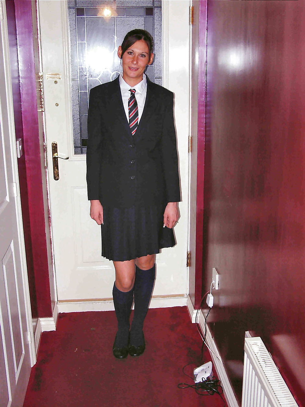 The Horny Milf dressed as Schoolgirl adult photos