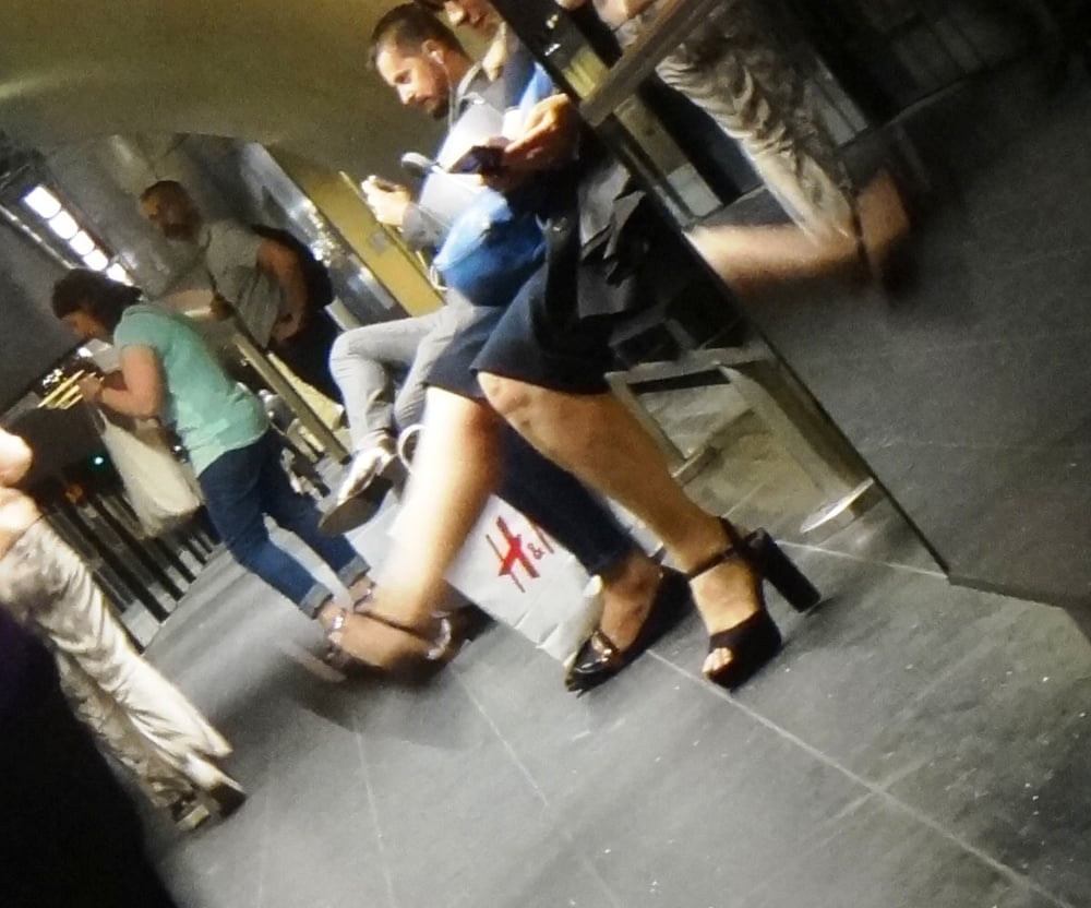 Candid mature in high heels photo #324418787