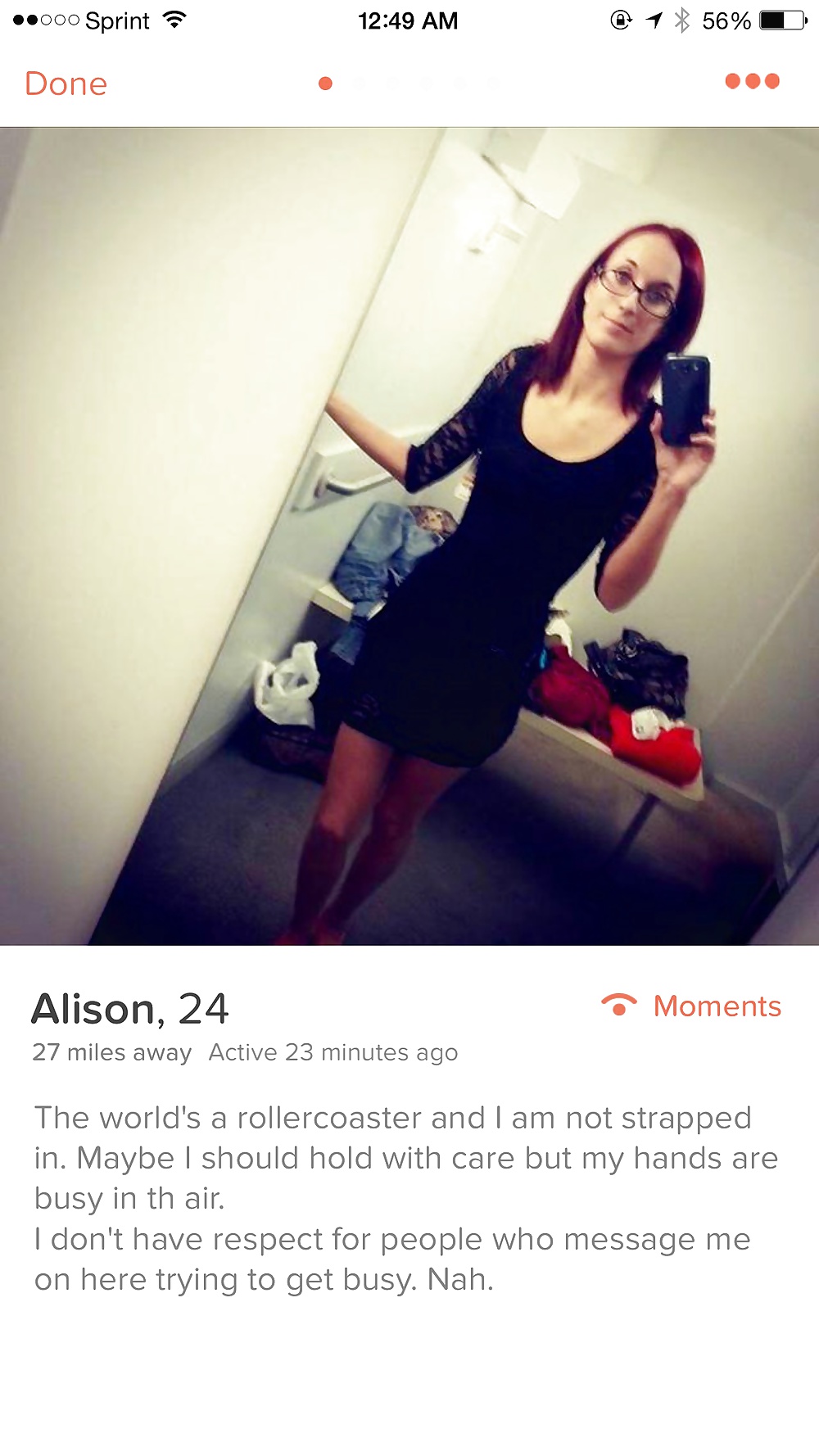 Alison - Tinder adult photos