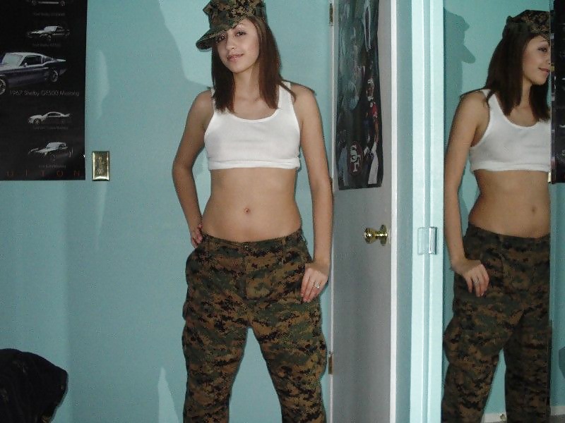Sexy women of the military adult photos