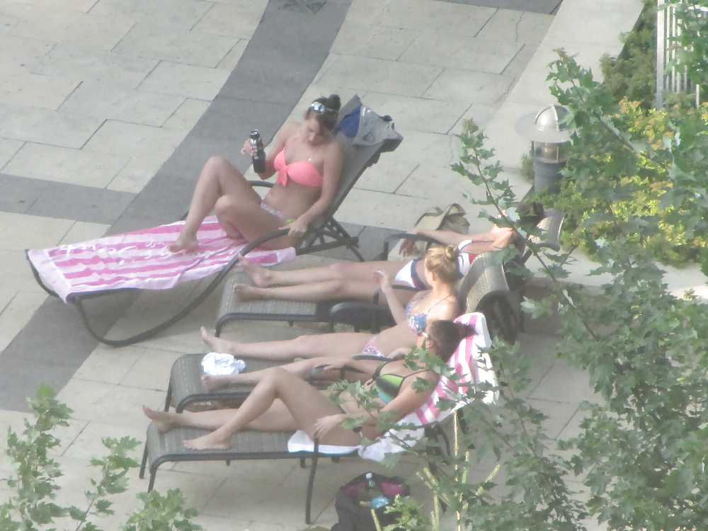 BFF's hangin by the Pool - Toronto , Ontario Canada adult photos