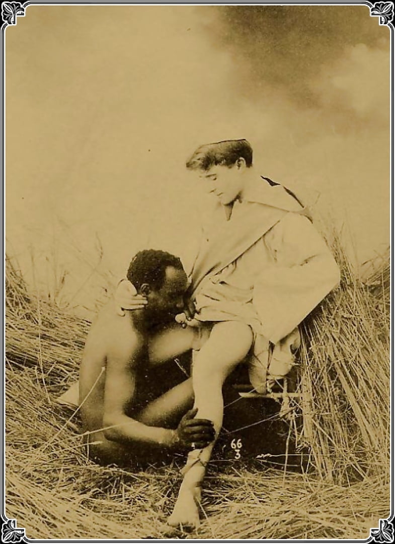 Vintage interracial gay porn from the turn of the century. 