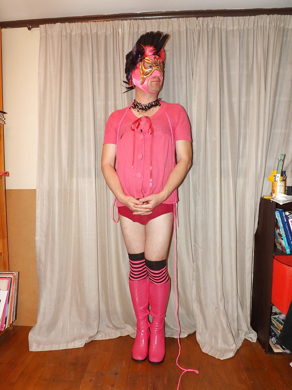 glamazon warrior in pink adult photos